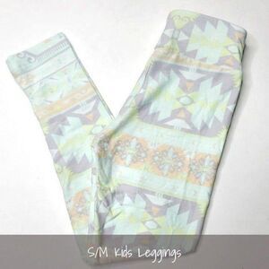 New LuLaRoe Kids Leggings S/M Aztec